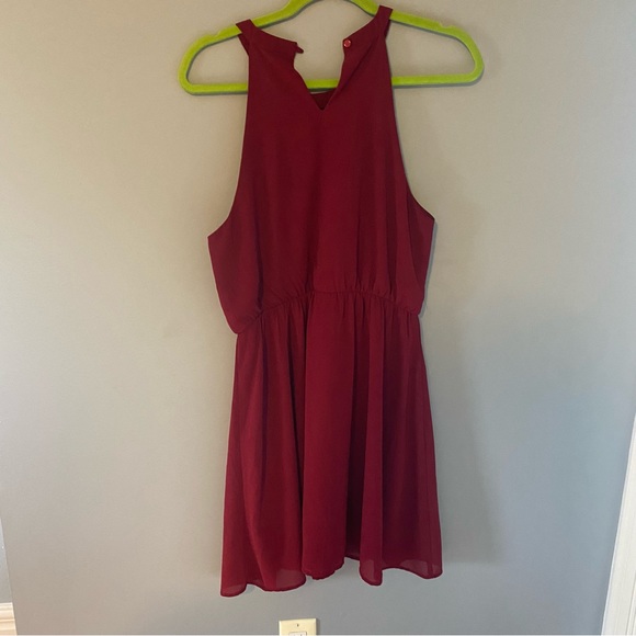 Monteau red dress - Picture 4 of 4